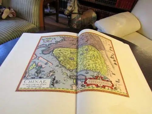 Klemp Egon Asien auf Karten 1989 Großfolio Asia in Maps Antike-19.Jhrt. j