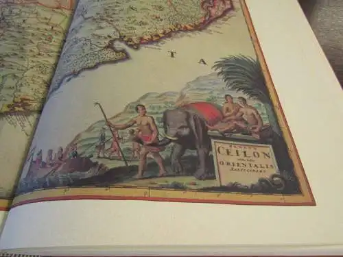 Klemp Egon Asien auf Karten 1989 Großfolio Asia in Maps Antike-19.Jhrt. j