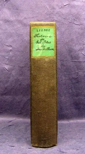 Histoire de Gil Blas de Santillane par Lesage 1868 Belletristik Geschichte mb