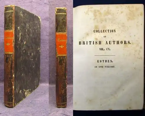 Klinglake A. W. Eothen in One Volume Vol.CV 1846 selten Tauchnitz js