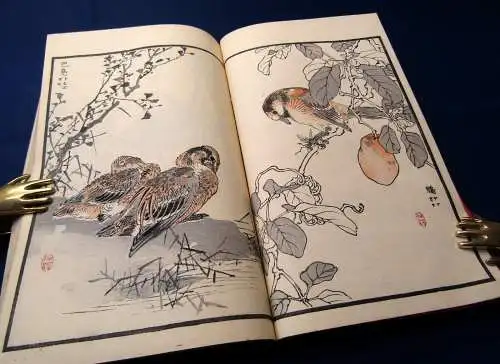 Bairei Hyakucho Gafu Zokuhen - Ten 1884 Meiji Periode,ukio-e js