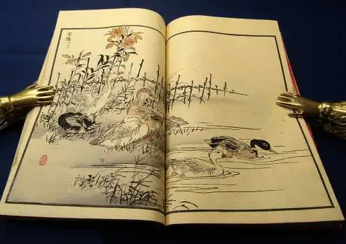 Bairei Hyakucho Gafu Zokuhen - Ten 1884 Meiji Periode,ukio-e js