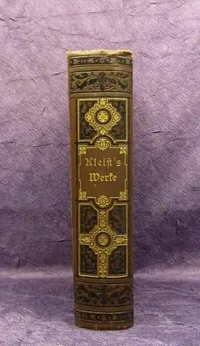Genee Heinrich von Kleist´s Sämtliche Werke um 1900 Belletristik Lyrik mb