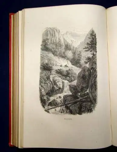 Töpfer Premiers Voyages en Zigzag 1868 dekorativ Belletristik Goldschnitt js