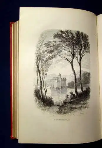 Töpfer Premiers Voyages en Zigzag 1868 dekorativ Belletristik Goldschnitt js