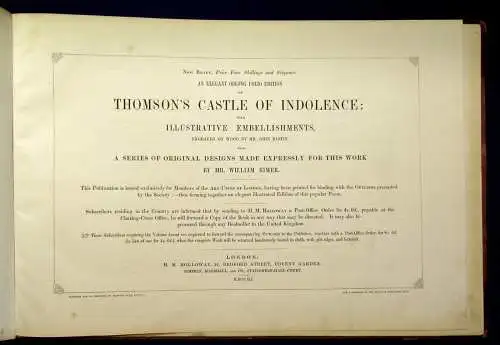 Illustrations of Thomsons Castle of Indolence 1845 11 Illustrationen js