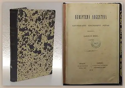 Carolus Berg Hemiptera Argentina Enumeravit speciesque novas 1879 Entomologie 