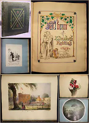 Reddish Liber amicorum - Album of Elizabeth Reddish 1849-1869 Stammbuch sf