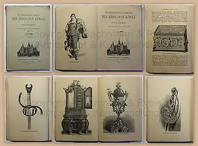 Chronologische Sammlung der Dänischen Könige Schloss Rosenburg 1888 Dänemark xz