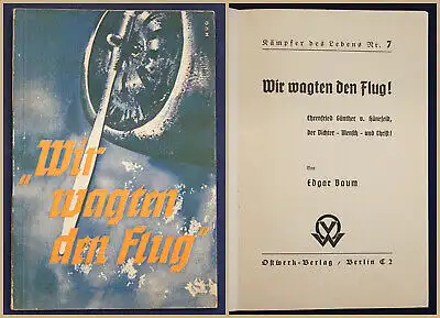 Baum Wir wagten den Flug Kämpfer des Lebens Nr. 7 1941 Geschichte sf