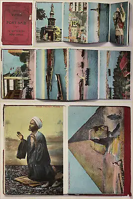 10 Postkarten von Ägypten Serie III. um 1910 Landeskunde Grafik Kultur sf