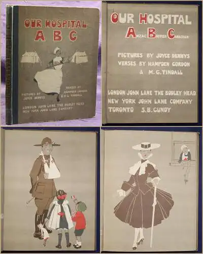 Dennys/ Cordon Our Hospital ABC um 1916 Medizin Literatur Geschichte sf
