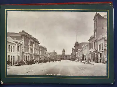 Original-Fotografie Photo-Leporello Port Elizabeth, Süd Afrika um 1890 sf