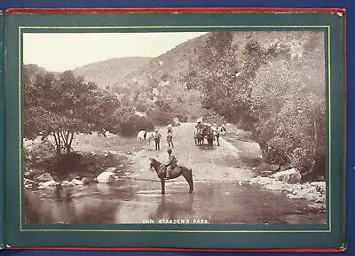 Original-Fotografie Photo-Leporello Port Elizabeth, Süd Afrika um 1890 sf