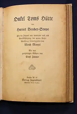 Stowe Onkel Toms Hütte1979 Sklaverei Wirtschaft Klasssiker Flucht Roman js 