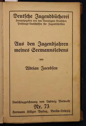 Deutsche Jugendbücherei "Abenteuer & Reisen" 6 Hefte in 1 um 1930 Literatur sf