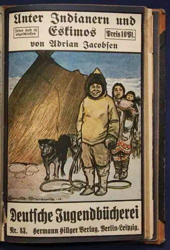 Deutsche Jugendbücherei "Abenteuer & Reisen" 6 Hefte in 1 um 1930 Literatur sf