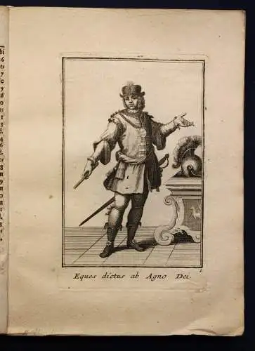 Bonanni Ritterorden Templer Tempelritter 1728 Geschichte 165 Kupfer top rara sf