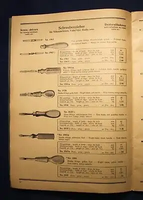 Original Katalog G.Mäder & Müller Schmalkalden Werkzeugfabrik 1936 Technik js