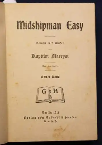 6 Bände von Marryat 1914 Geschichten Literatur Reise Abenteuer Erzählungen sf