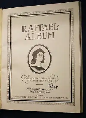 Th.Wedepohl Das Raffael - Album 1912 Theologie Religion Geschichte js 