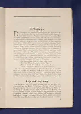 Warmbad bei Wolkenstein im Sächsischen Erzgebirge 1926 Ortskunde Landeskunde js