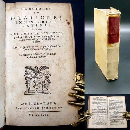 Veratius, Jobus 1649 Conciones et orationes ex historicis Latins excerptoe am