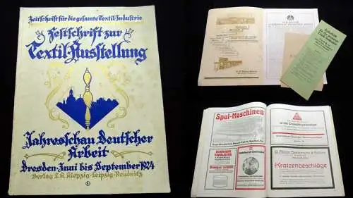 Zeitschrift für die gesamte Textil-Industrie, Festschrift zur Jahresschau 1924am