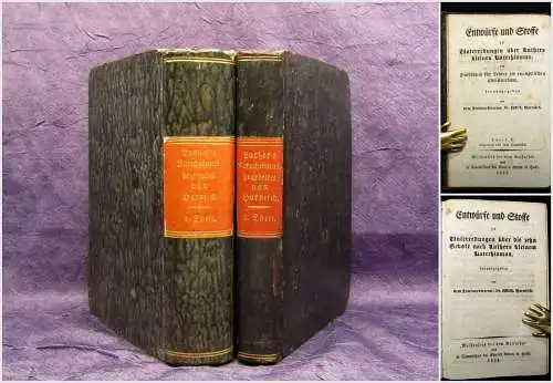 Luther Entwürfe u Stoffe zu Unterred. über die 10 Gebote d Katechismus 1834/37 m