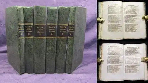 Ariosto,L. 1818 Rasender Roland und dessen fünf Gesänge. - 6 Bde. am