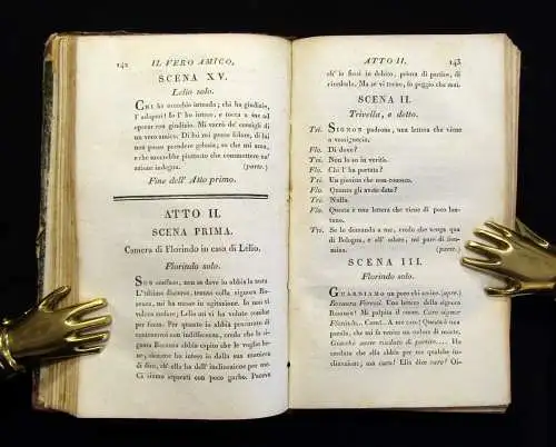Pio Scelta Di Alcune Commedie Del Goldoni, per uso de´ Diletanti della 1806 js