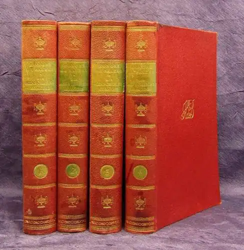 Honore de Balzac Die Menschliche Komödie Bd.1-4 Insel Verlag Leder-Ausgabe js