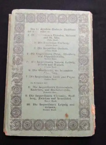 1841 Sachsens Kirchengalerie. Die Inspectionen: Borna u. Pegau. am