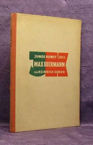 Simon Junge Kunst Bd. 56 Max Beckmann 32 Abbild. 1930 Gemälde Akt js