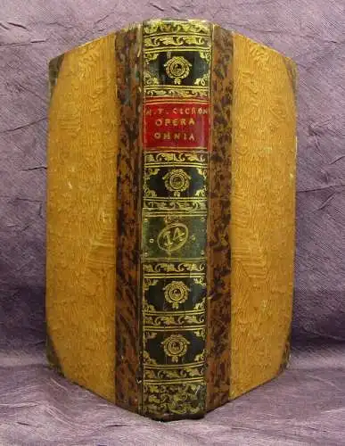 Ciceronis Opera Omnia 1794 14. Bd. apart Latein Delphine Naturwissenschaften mb