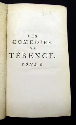 Madame Dacier 1768 Les Comédies de Térence - 3 vol. am