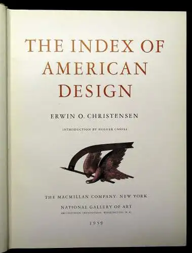 Christensen The Index of American Design 1959 Kunst und Kultur