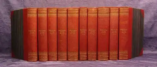 Güntter, Witkowski Schillers Werke 20 Bücher in 10 Bänden 1910 Klassiker Lyrik