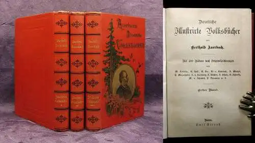 Auerbach Deutsche illustrierte Volksbücher 400 Bilder nach Or.Zeichnungen 1900