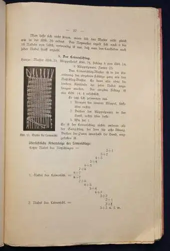 Brückner Die Spietzenklöppelei des Erzgebirges 1909 Geschichte Handwerk sf