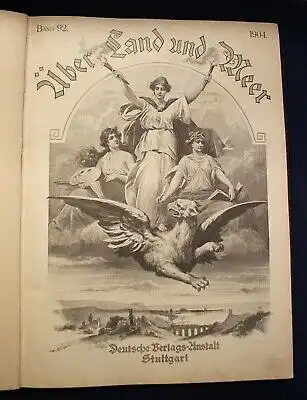 Hallberger Über Land und Meer 92. Band 1904, Heft 27- 52 Illustrierte Zeitung js