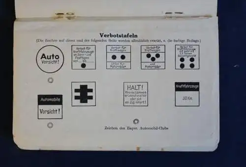 Jungck Der kleine Fahrmeister Fahrlehre in der Tasche 1928 Auto Industrie js