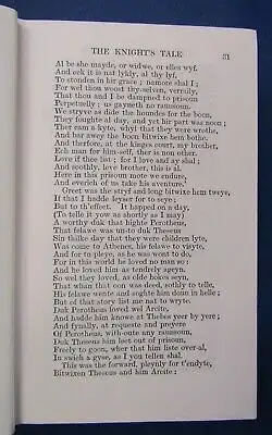 Skeat The Poetical Works of Geoffrey Chauger Volume III o.J. Poesie Lyrik  js
