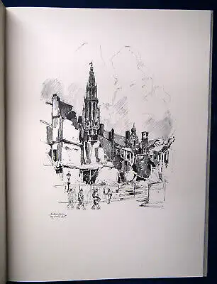 Zobeltitz Belgien 1915 Ein Skizzenbuch von Luigi Kasimir Or.Schuber Bildband js