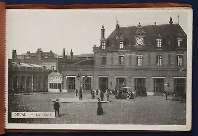 12 Ansichtskarten Postkarten Douai um 1920 Frankreich Fotografie Landeskunde sf