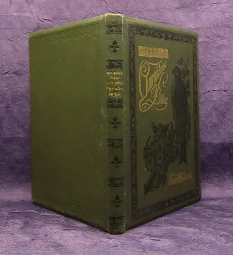 Harnier-Wolf Eduard Naturgeschichtliche Charakterbilder  1892 Or.Handzeichnungen