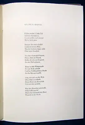 Konvolut Faksimile 4x Goethe 1x Theodor Storm Handschriften Gedichte um 1975  js