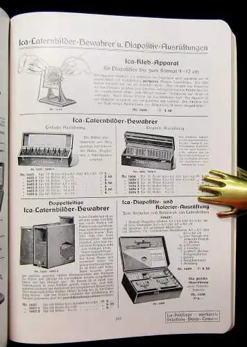 Ica Illustrierte Preisliste photographische Apparate u Bedarfsartikel um 1915