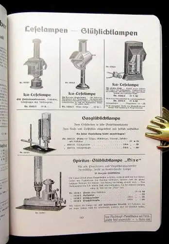 Ica Illustrierte Preisliste photographische Apparate u Bedarfsartikel um 1915