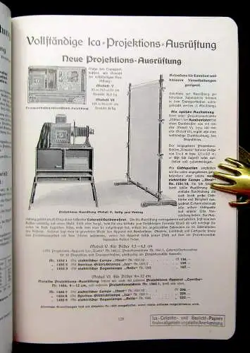 Ica Illustrierte Preisliste photographische Apparate u Bedarfsartikel um 1915